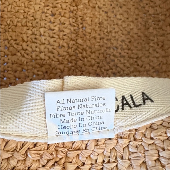 Scala Twisted Raffia Straw crushable Boater Hat - Picture 3 of 7